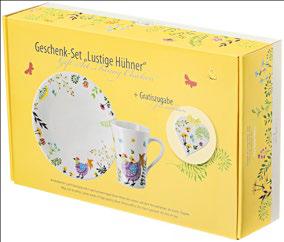 RS Funny Chikens Orange sada 2 ks talíř 22 cm/hrnek s uchem (EOL)