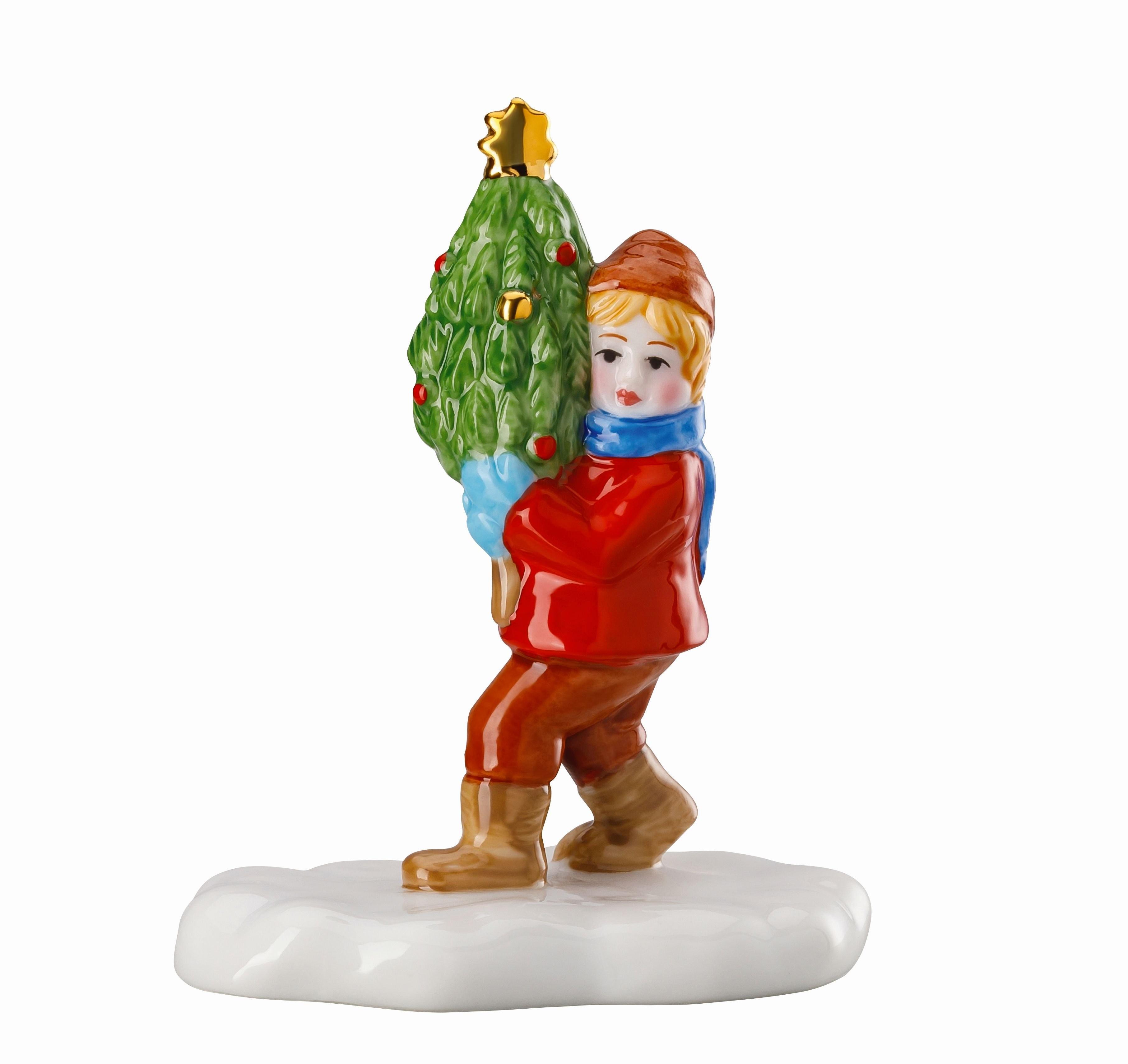 RS Christmas Figurka chlapeček se stromečkem (EOL)