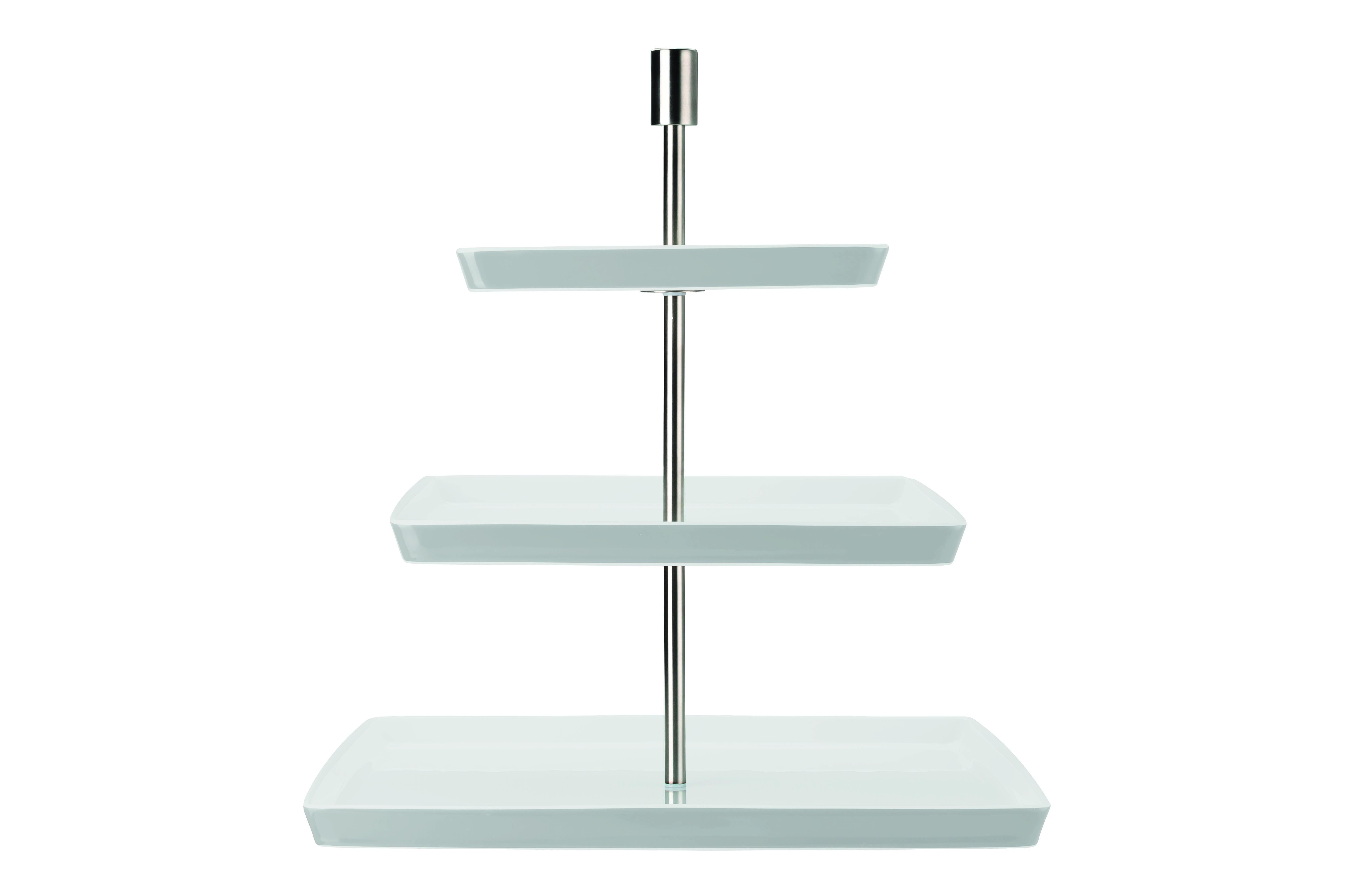 RS Loft White Etažér hranatý 3 patra