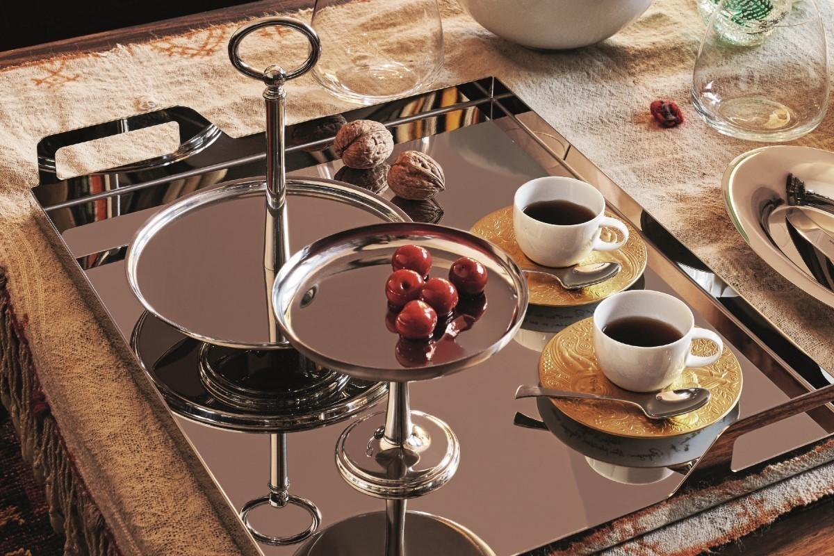 Misa na ovocie na vysokej nohe Elite, Ø 13,8 cm, nerez