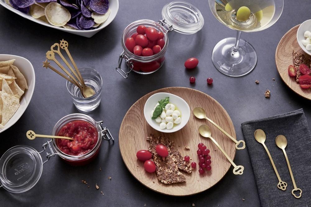 Sambonet Oriental Living párty lžičky 2 ks Antique Champagne