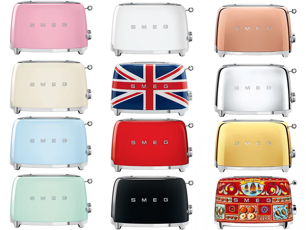 SMEG 50's Retro Style toustovač 2x2 950W, Navy Blue