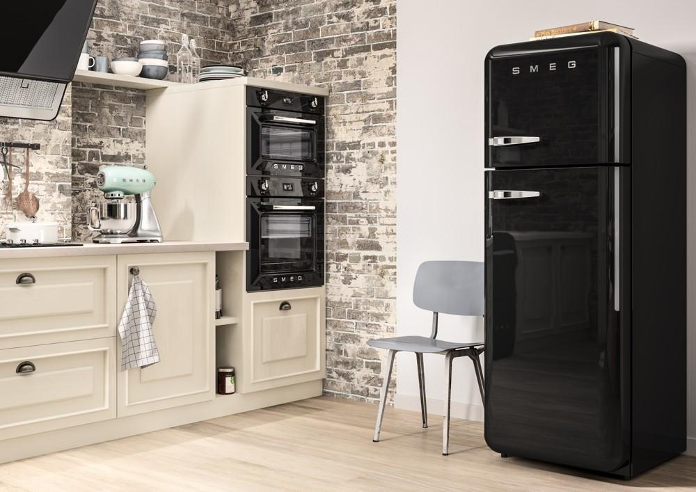 SMEG 50's RS kombinovaná lednice s mrazákem nahoře 222l/72l otv.levé 172x60 cm FAB30L