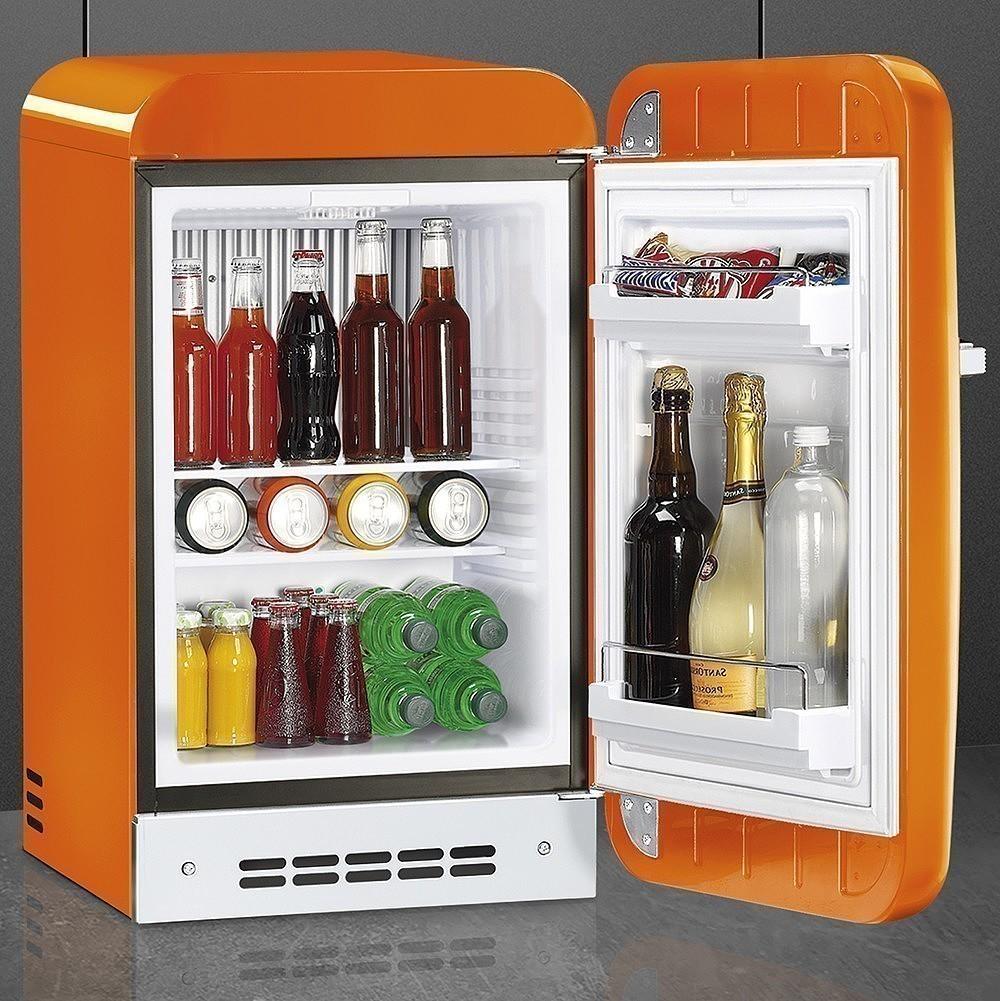 Chladnička minibar 50´s Retro Style FAB5 R, 34l, pravostranné otváranie, čierna