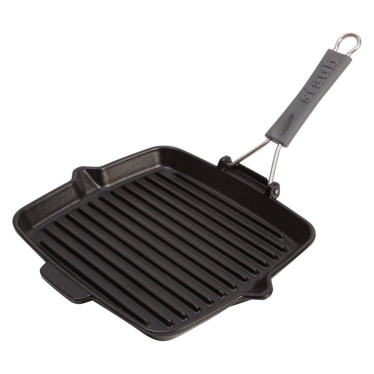 STAUB Grilovací pánev 24x24 cm černá