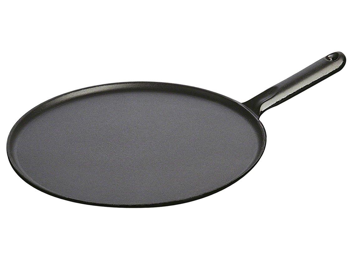 STAUB Pánev na palačinky 30 cm s přísl. litinová rukojeť černá
