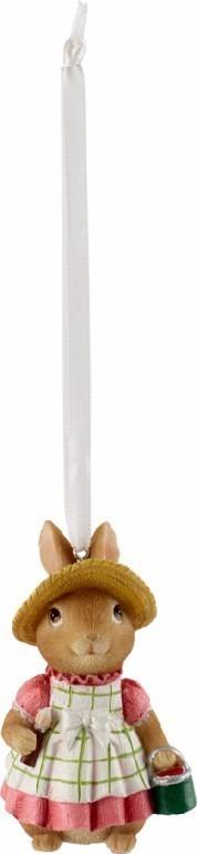 Spring Fantasy veľkonočná závesná dekorácia, zajačikovia Max, Paul a Anna