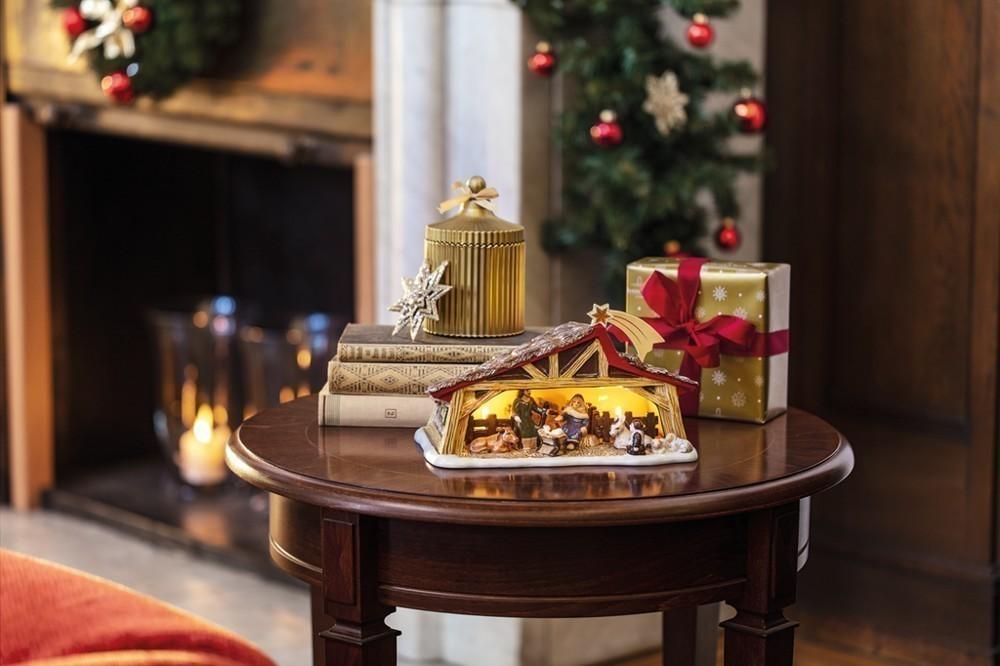 Christmas Toys Memory svietnik, vianočný betlehem, 27 x 16 cm