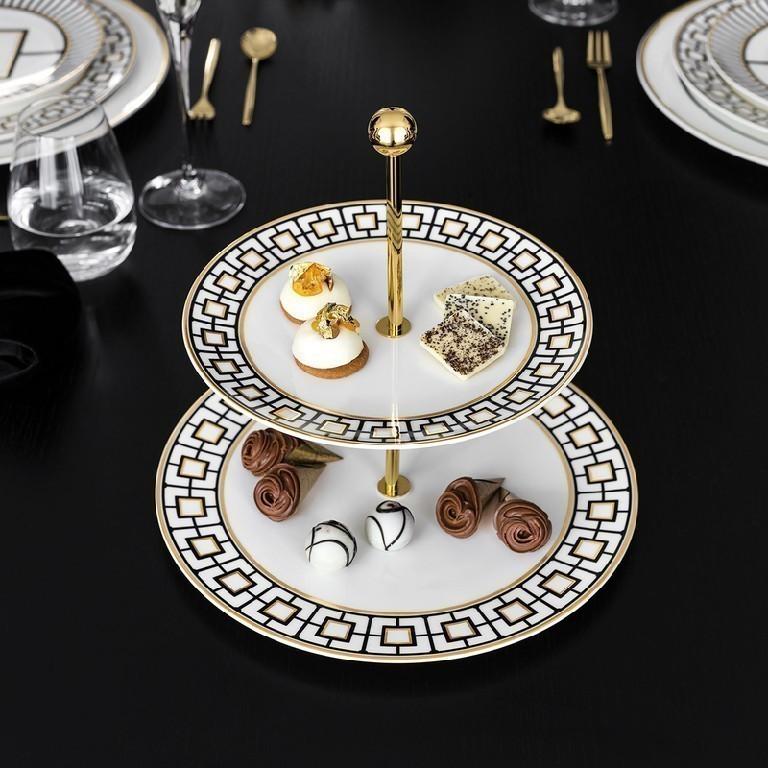 MetroChic porcelánový etažér