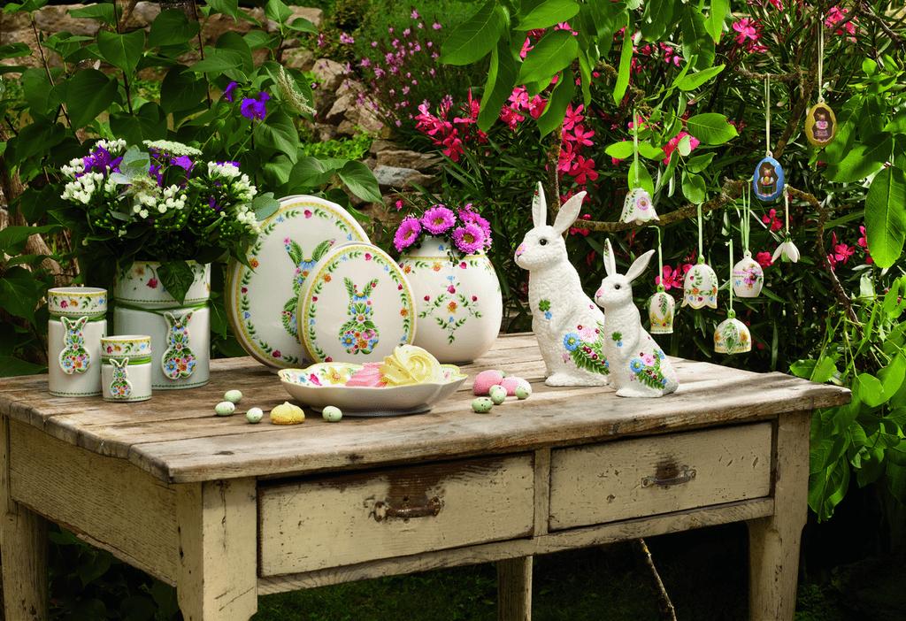 Mini Flower Bells súprava 2 ks porcelánových zvončekov, snežienky