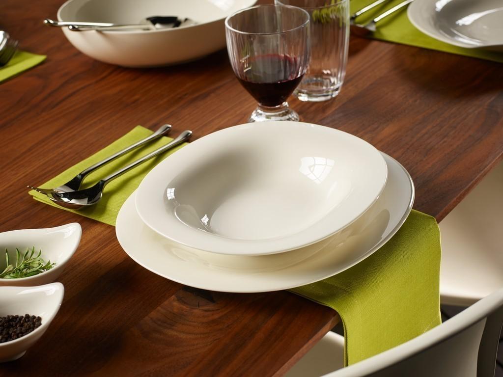 New Cottage Basic oválny hlboký tanier, 24 x 21 cm