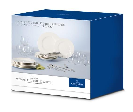 Wonderful World White 4 Friends súprava, 36 ks