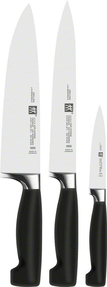 Zwilling Four Star set nožů 3 ks špikovací, plátkovací, kuchařský (EOL)