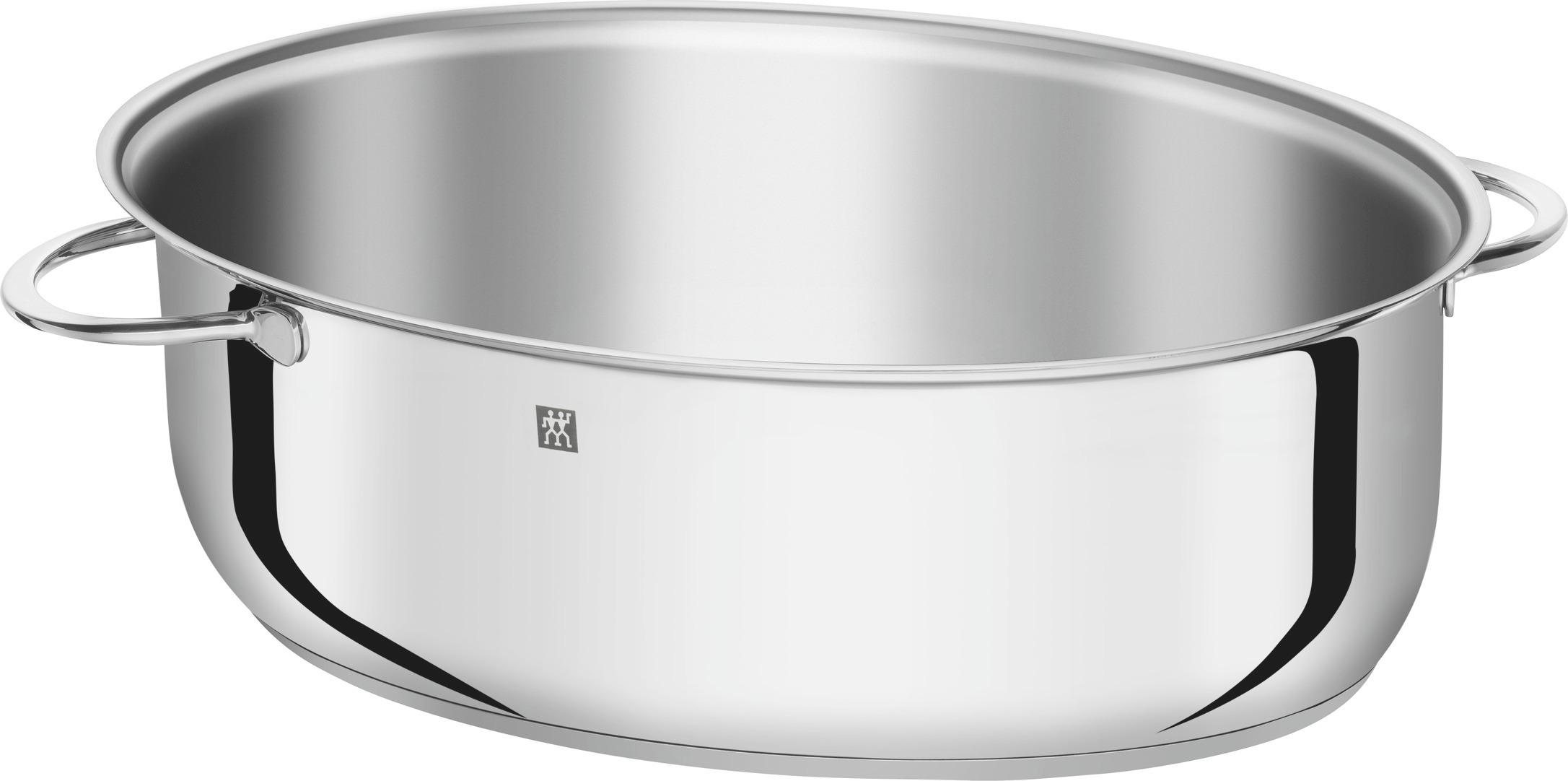 Oválny nerezový pekáč s multifunkčnou pokrievkou Plus, 8,5 l