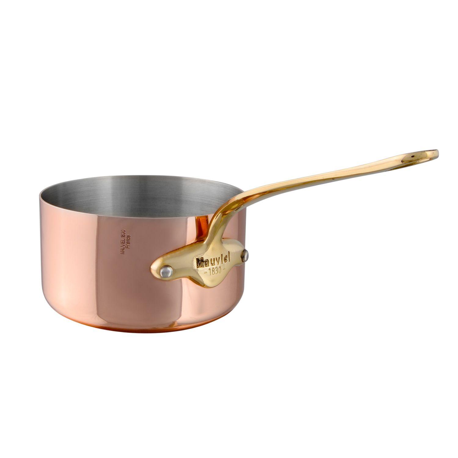 Medená rajnica s bronzovou rukoväťou, M’héritage 150 B, Ø 12 cm / 0,8 l