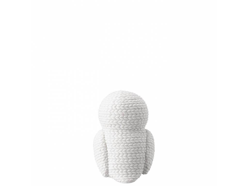 Moderná dekorácia sova Snehulienka, Pets, stredná, 8,5 cm