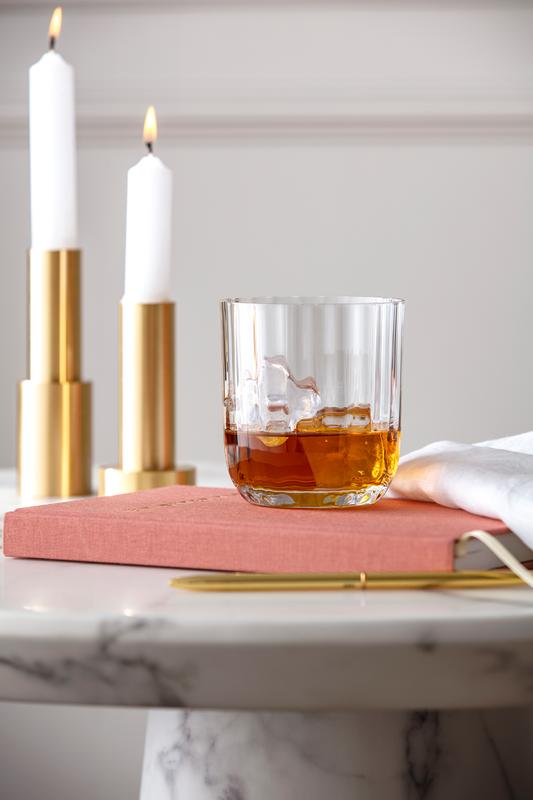 Poháre na vodu Rose Garden, 0,39 l, 4 ks