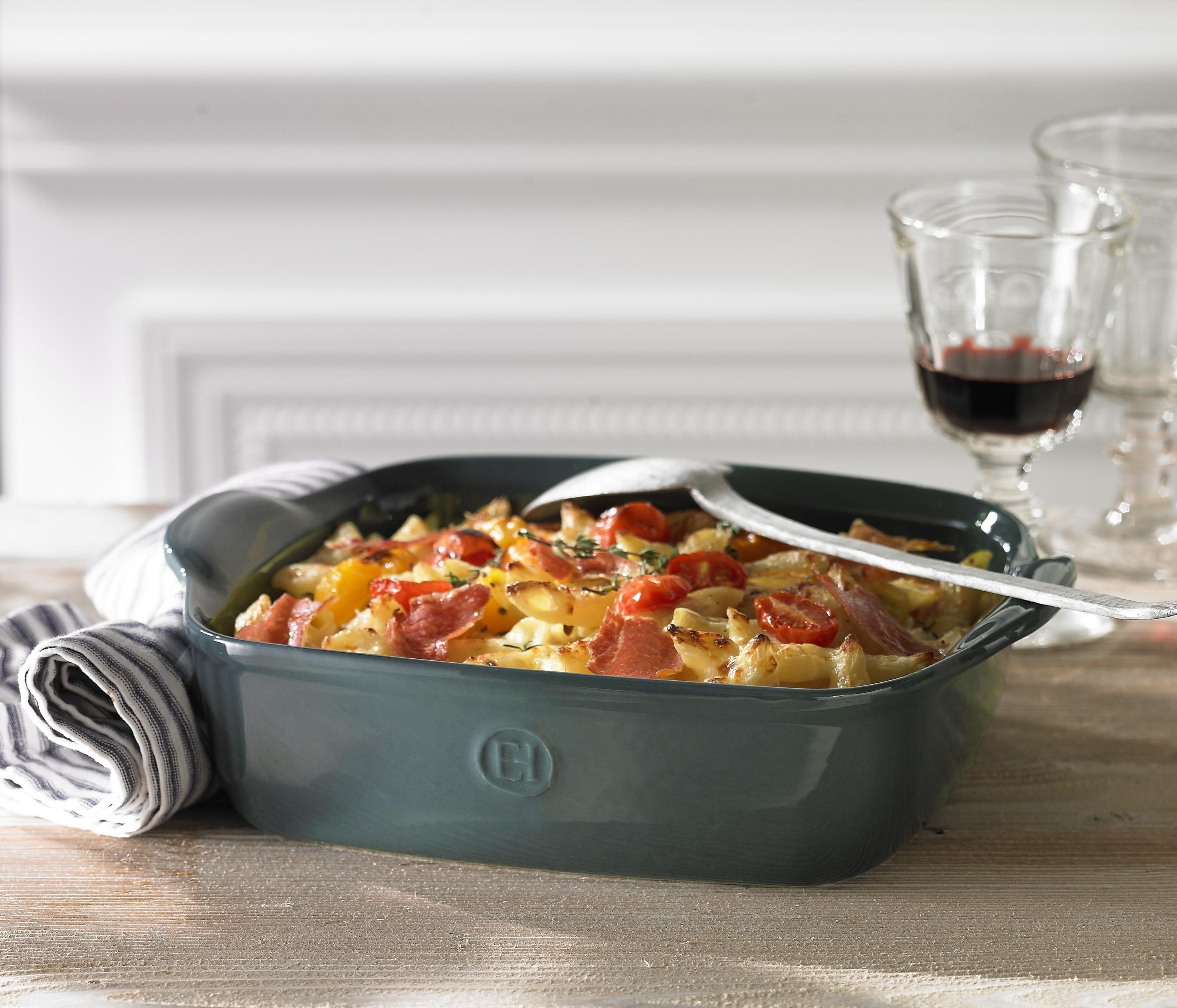 EH Ultime zapékací mísa čtvercová 28 x 24 cm temně modrá Belle Ile (EOL)