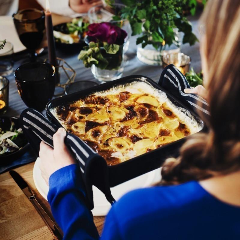 EH Ultime zapékací mísa čtvercová 28 x 24 cm oranžová Toscane (EOL)