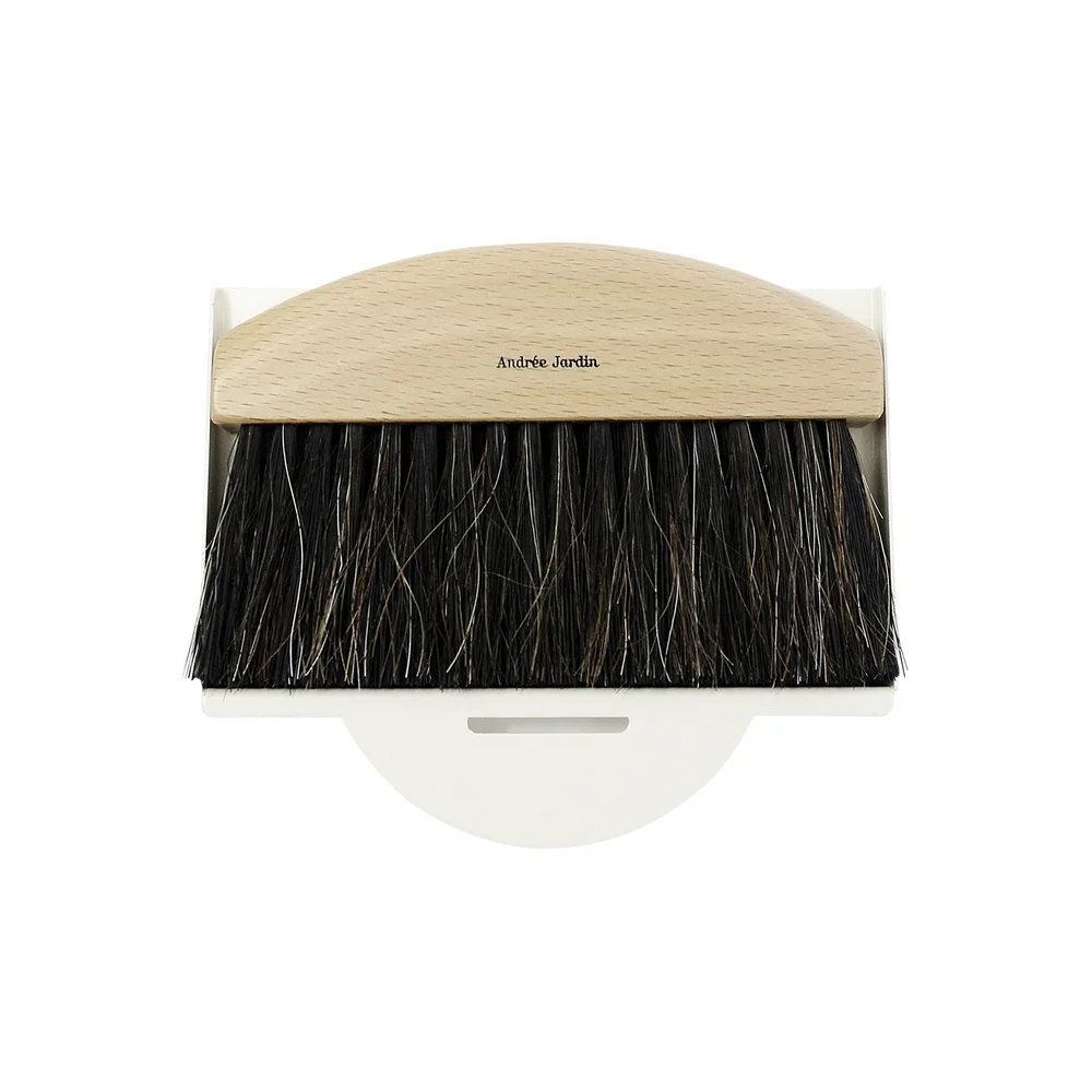 Zmetáčik a lopatka, 15 cm, biela