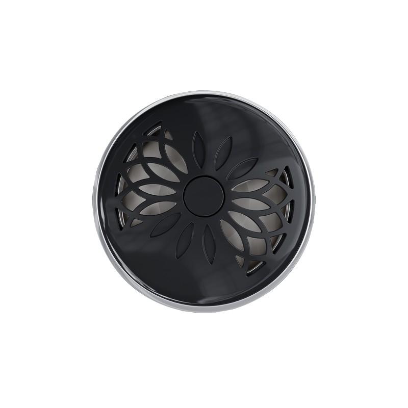 BERGER CAR ON/OFF spona Flower černá 