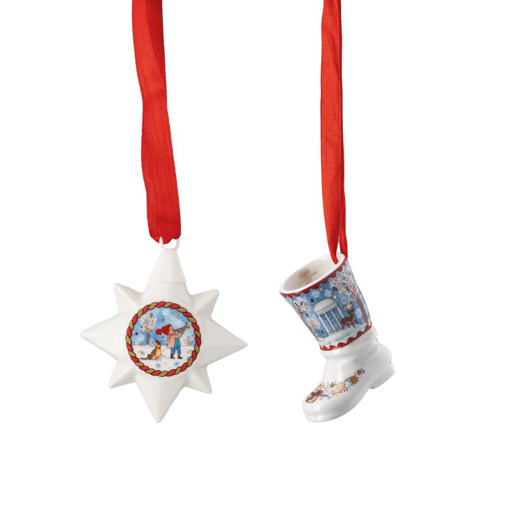 RS Christmas 2022 Set ozdob 2 ks hvězda/bota (EOL)