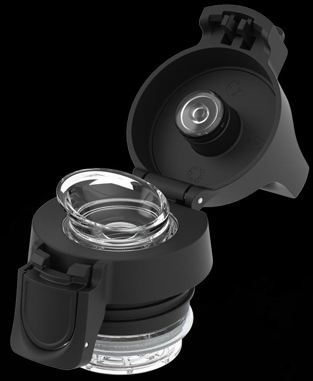 Nerezová termoska Hot & Cold ONE, 0,55 l, čierna