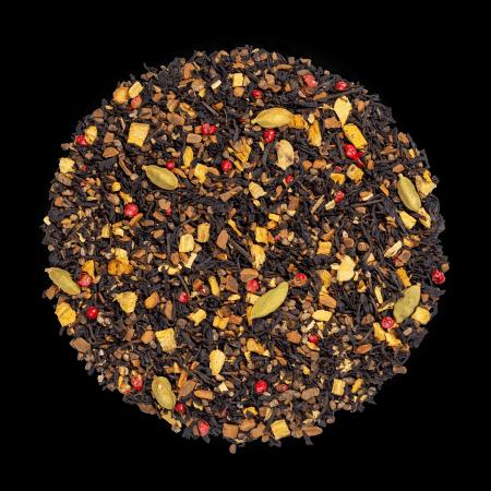 Sypaný čierny čaj Sweet Love Bio, kovová dóza 20 g