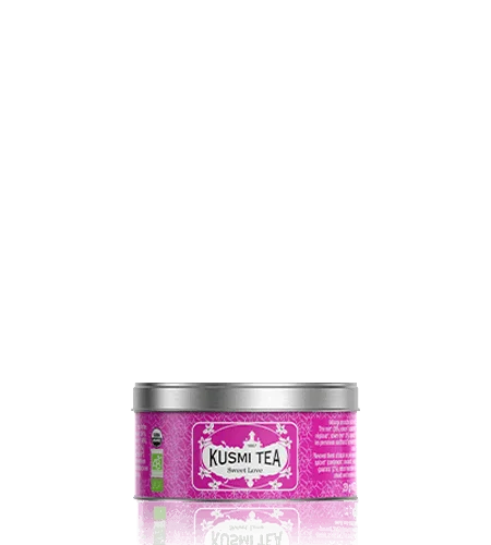 Sypaný čierny čaj Sweet Love Bio, kovová dóza 20 g