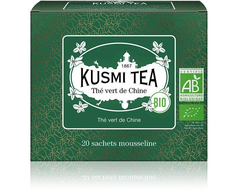 Porciovaný zelený čaj Chinese green tea Bio, 20 vrecúšok