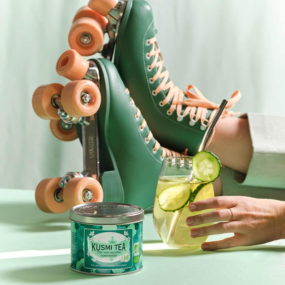 KUSMI TEA Organic Cucumber Mint 21105