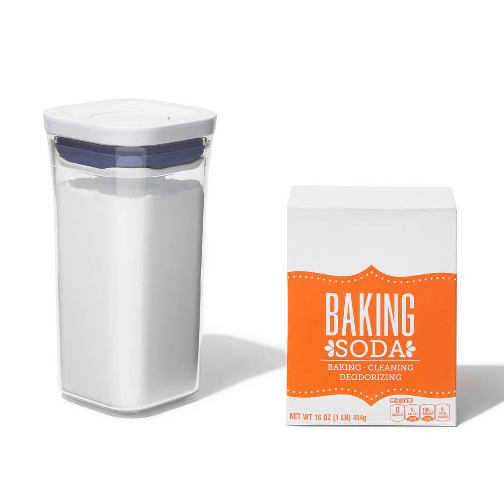 OXO POP UP dóza na potraviny 0,4 l čtverec mini (EOL)