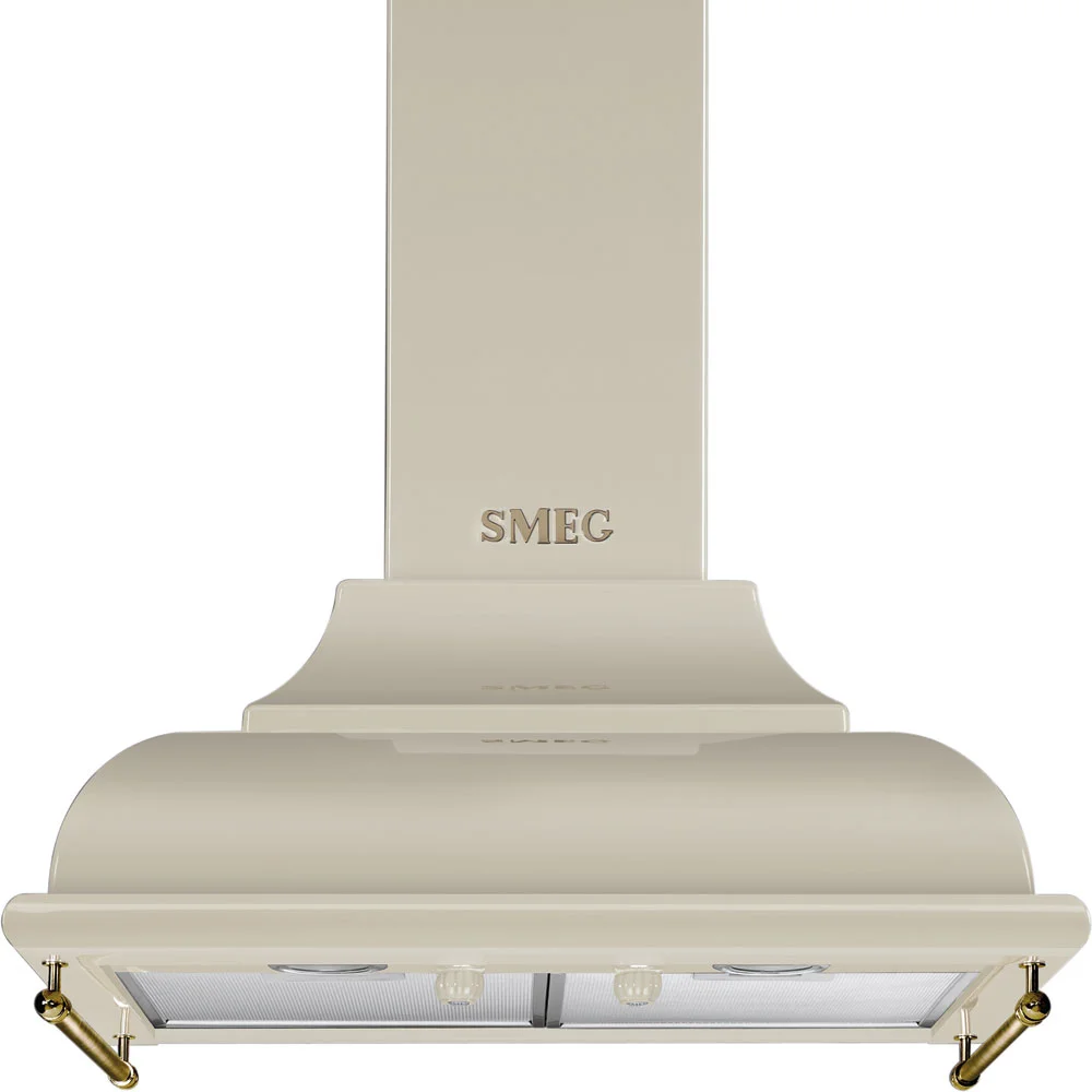 Komínový odsávač pár Cortina, šírka 60 cm, krémová