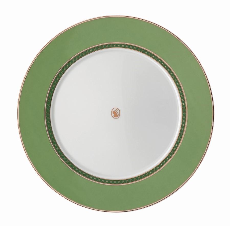 Jedálenský tanier Swarovski Signum Fern, Ø 29 cm