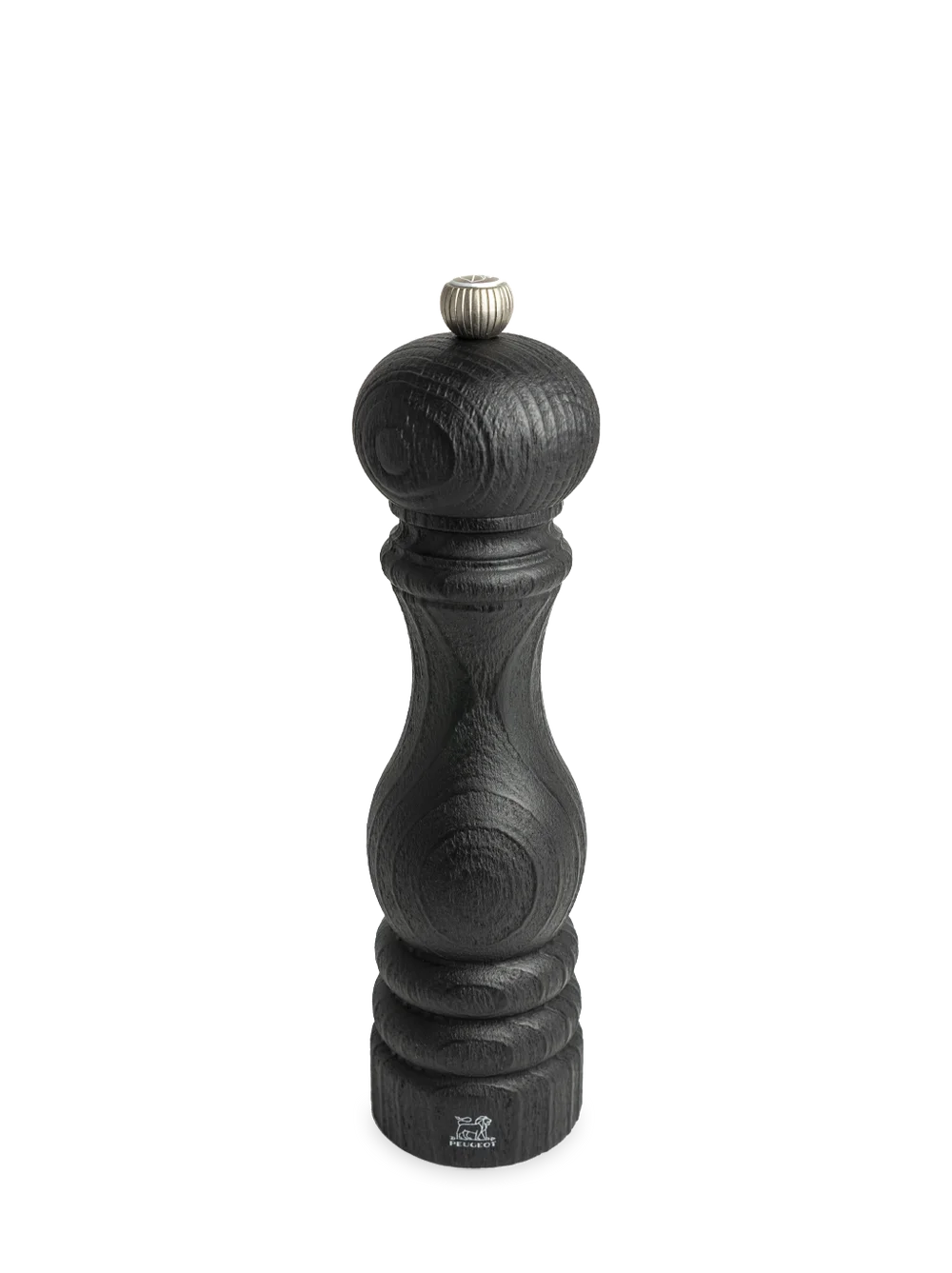 Drevený mlynček na soľ Paris Nature, 22 cm, čierny