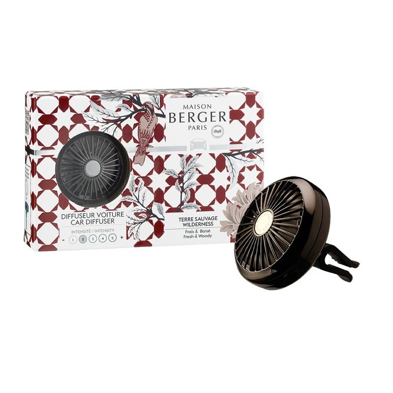 BERGER CAR difuzér do auta Prisme s náplní Wilderness/Divočina černý  (EOL)