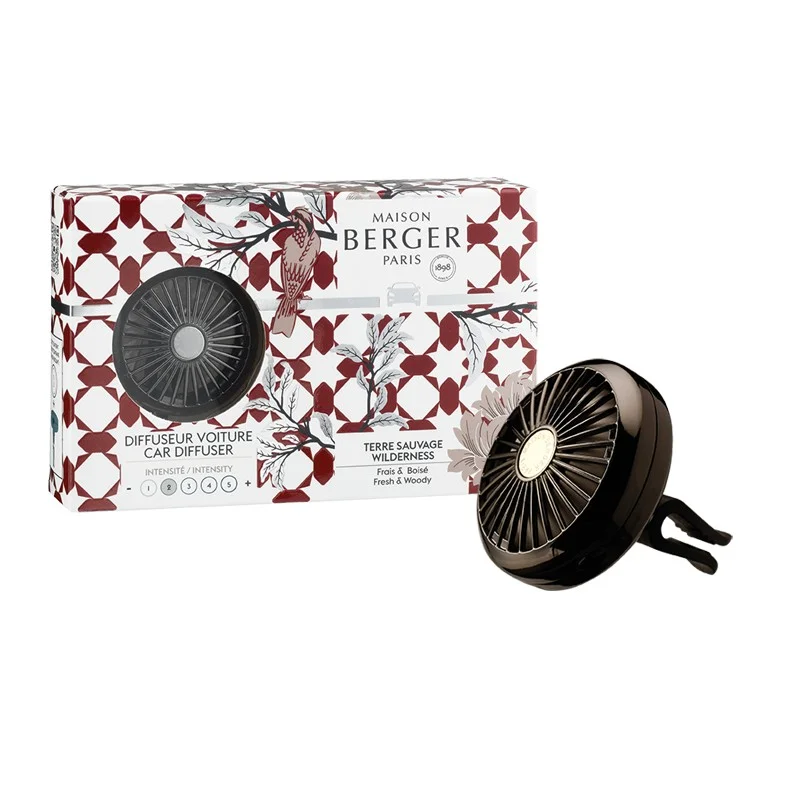 BERGER CAR difuzér do auta Prisme s náplní Wilderness/Divočina černý  (EOL)