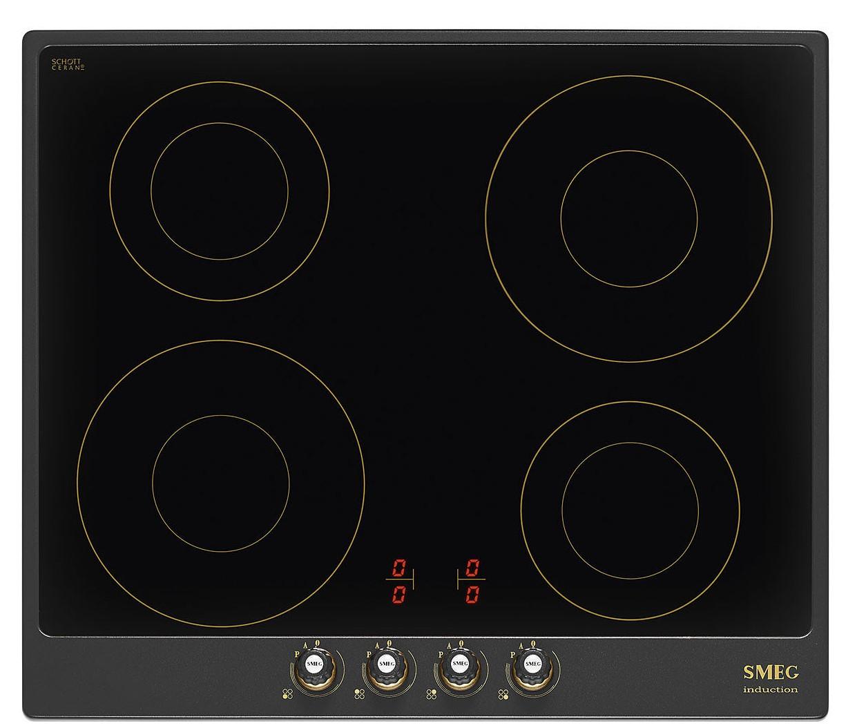 Indukčná varná doska Cortina so 4 varnými zónami, 60 cm, SI764, antracitová