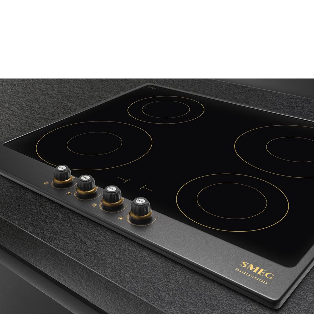 Indukčná varná doska Cortina so 4 varnými zónami, 60 cm, SI764, antracitová