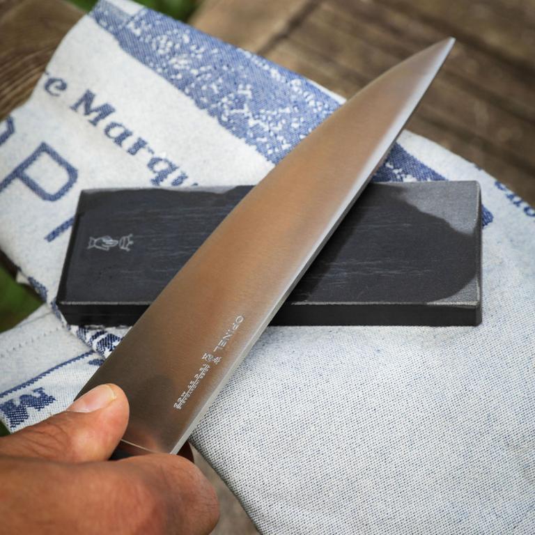 Veľký brúsny kameň na nože Natural, 14 cm