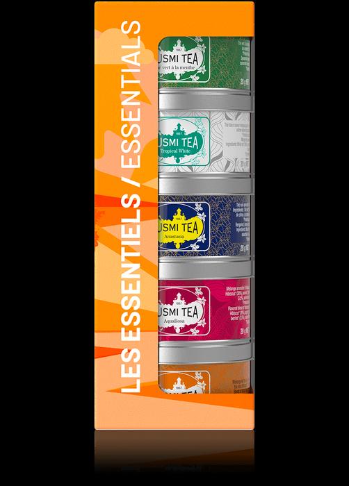 KUSMI TEA Organic Essential Teas set 5ti miniatur 100g