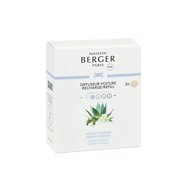 BERGER CAR 2 náhr. náplně Garden of Agaves/Zahrada agáve