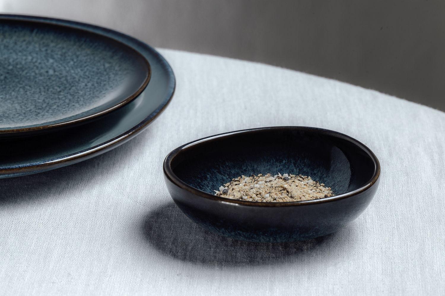 Nízka miska Lave Gris, Ø 10,5 cm