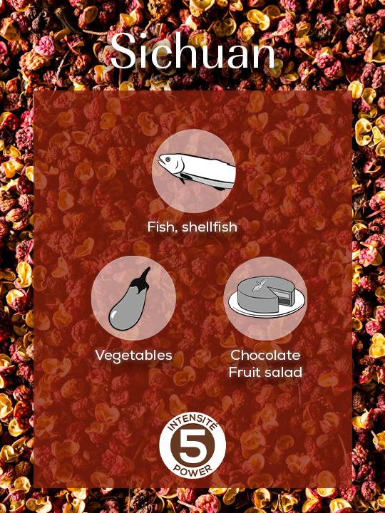 Sečuánske korenie Sichuan, 4 x 10 g