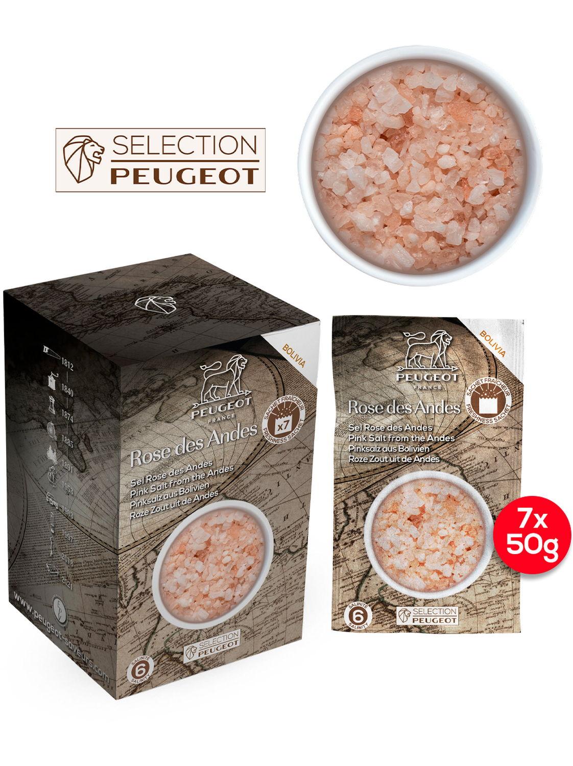 Peugeot Růžová sůl z And 350 g ( 7 x 50 g)