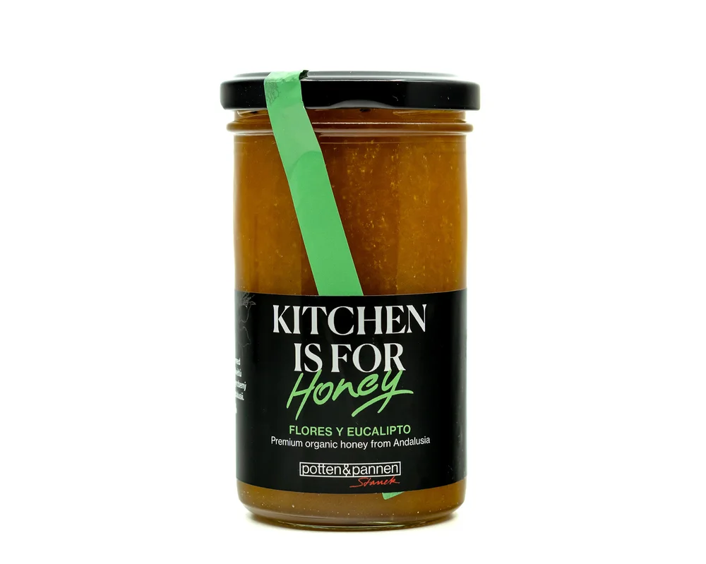 Bio med Flores y Eucalipto z divokých kvetov a eukalyptu, 375 g