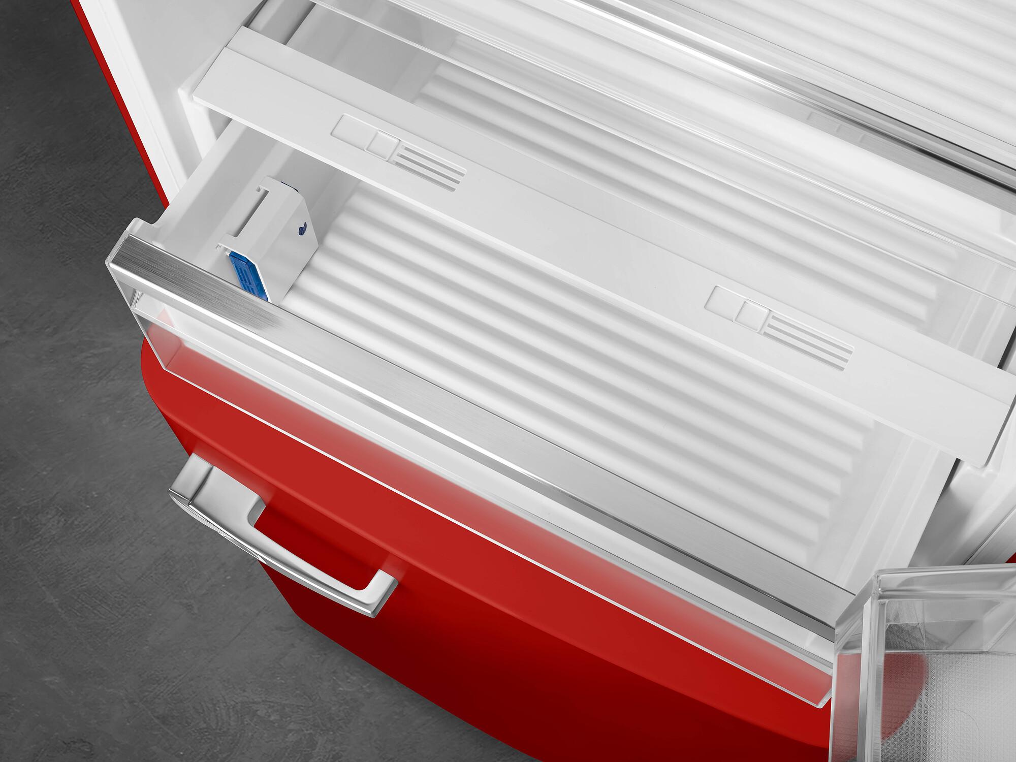 Chladnička s mraziacim boxom 50´s Retro Style FAB38 R, 344l/137l, pravostranné otv. pastelovo modrá