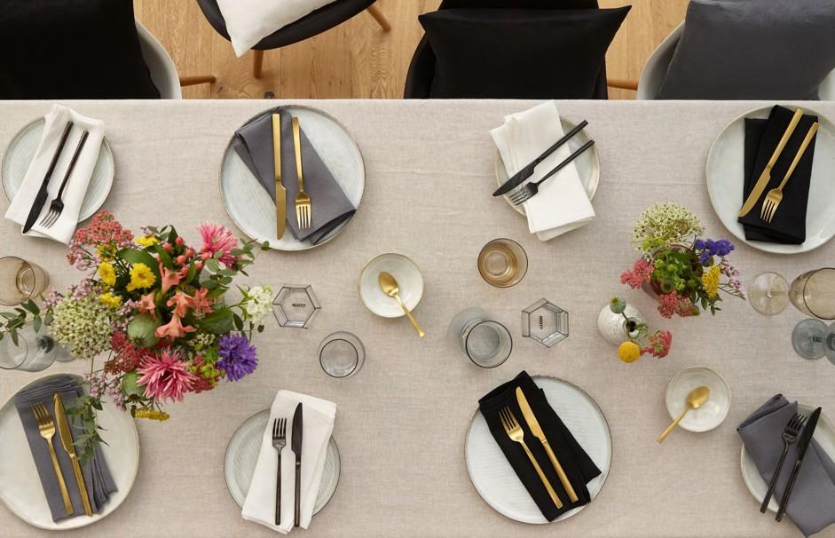 Obrus Linnen, 135 x 170 cm, soft mint