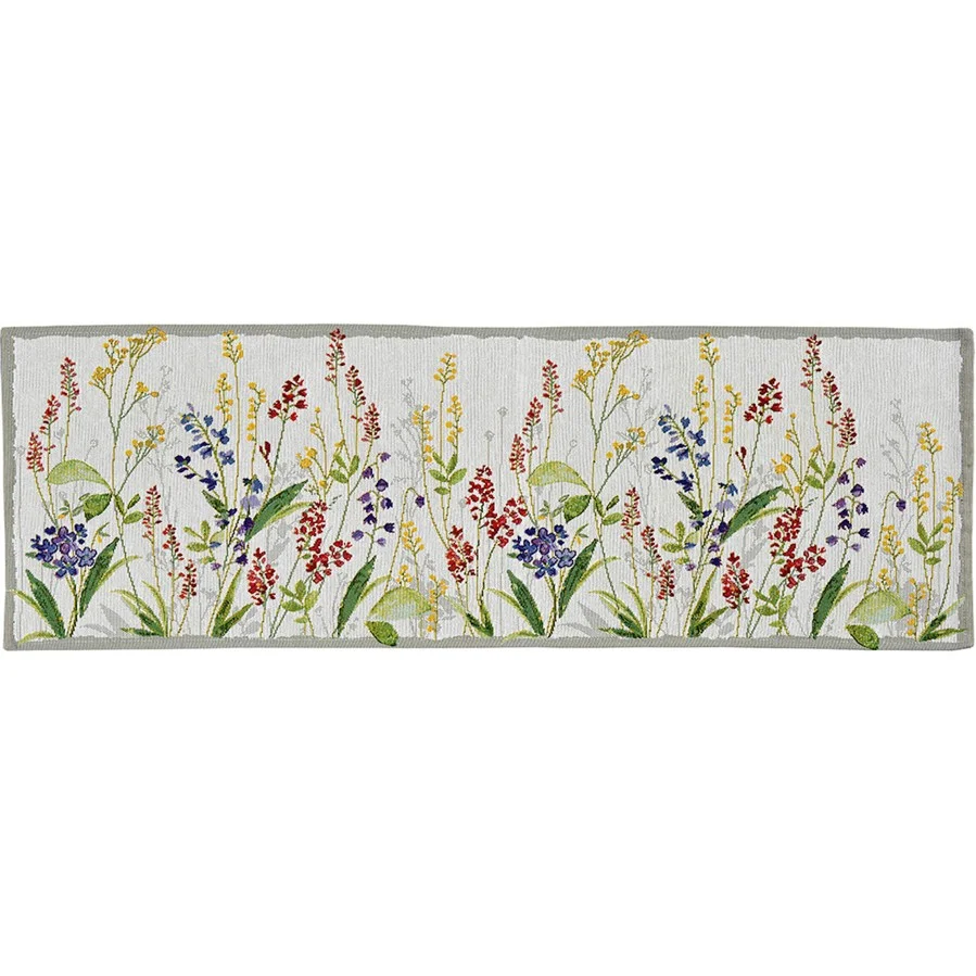Gobelínový behúň na stôl Flower Meadow, 32 x 96 cm