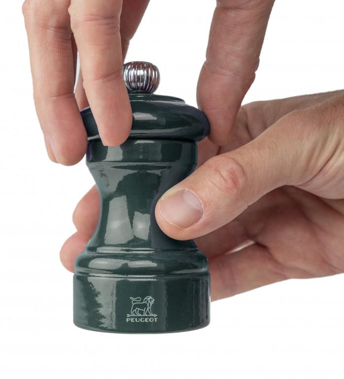 Mlynček na soľ Bistrorama, 10 cm, lesná zelená